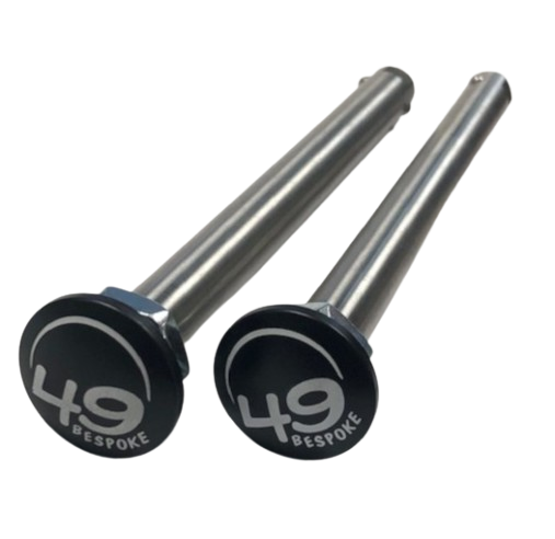 Titanium Quick Release Axle 1/2" - 49 Logo